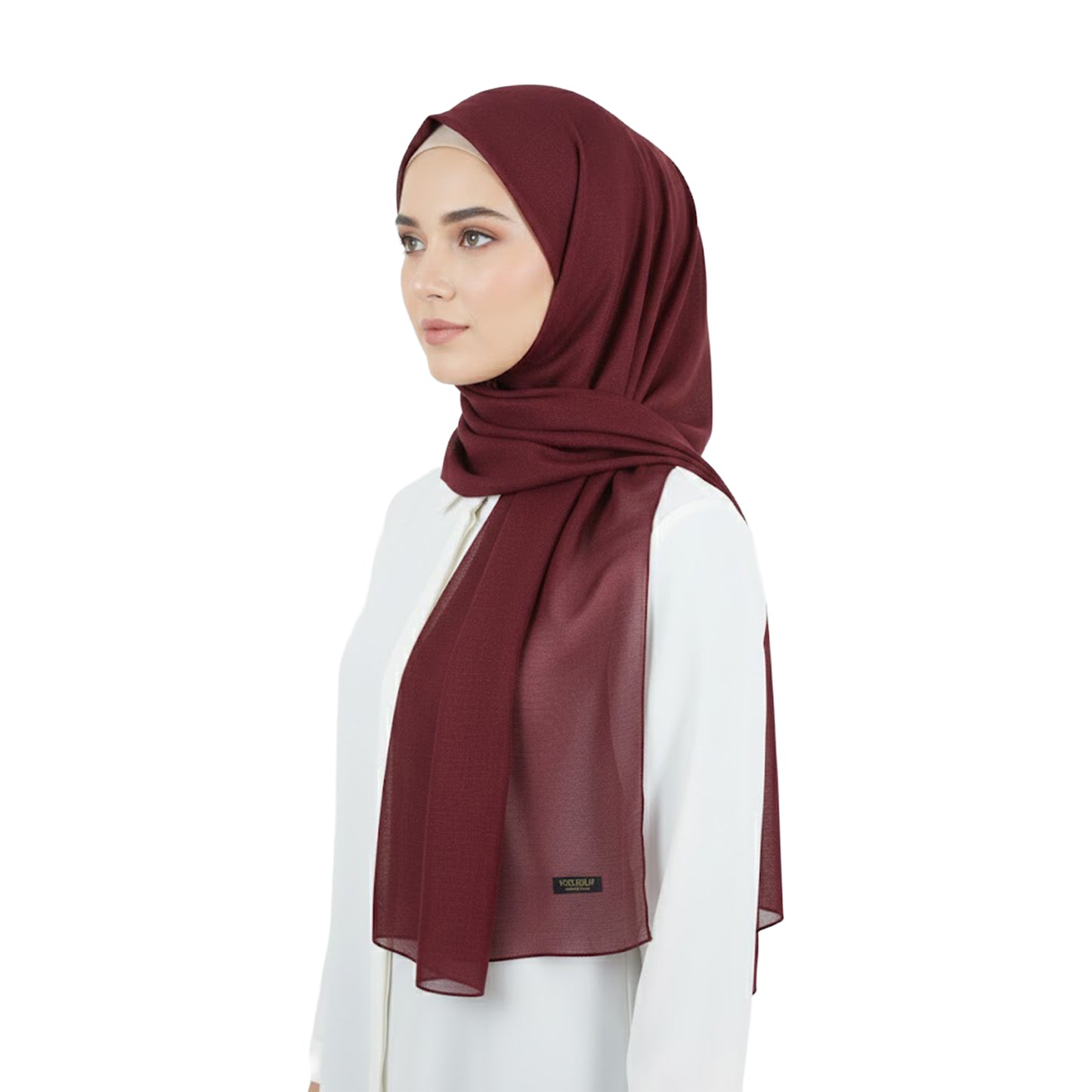 Premium Satin Hijab – Luxury Elegant Scarf |  9043-5-D3