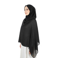 Premium Satin Hijab – Luxury Elegant Scarf |  9043-5-D3