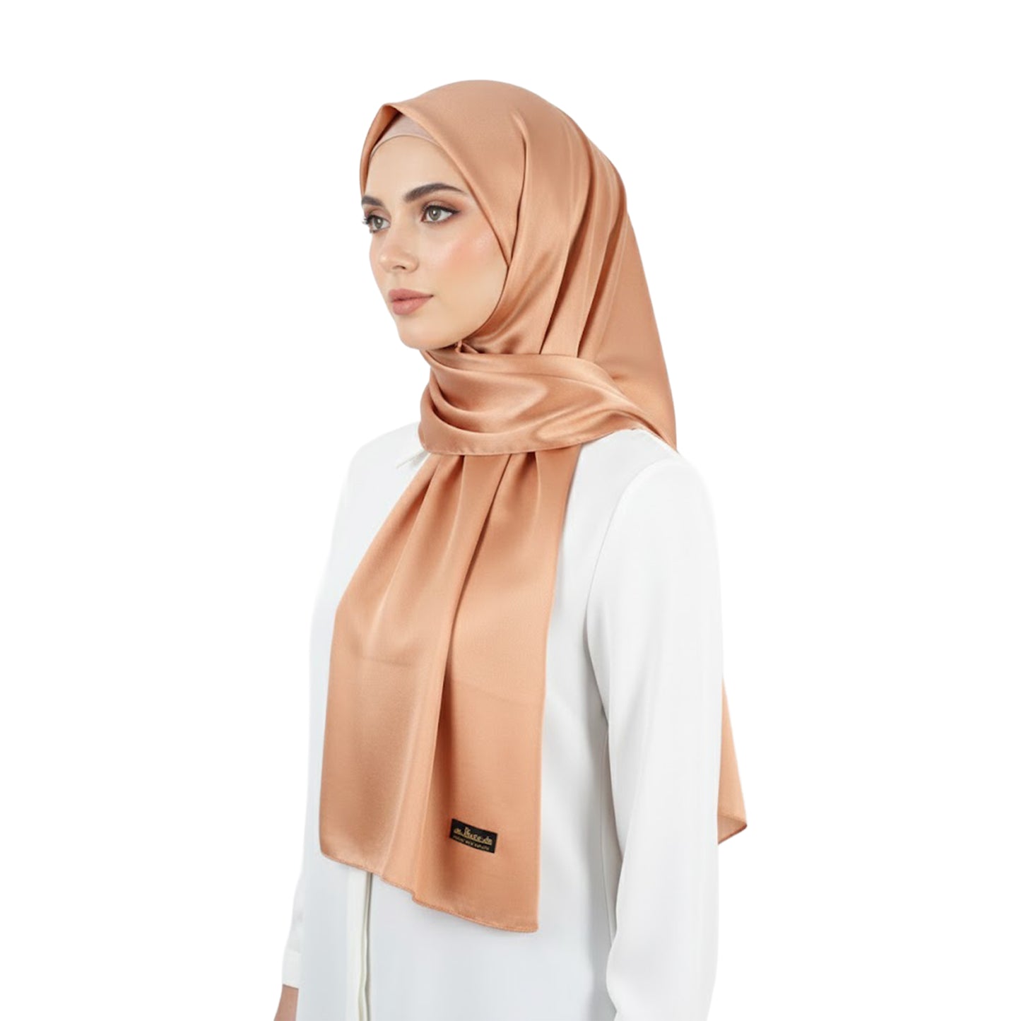 Premium Satin Hijab – Luxury Elegant Scarf |  9043-5-D3