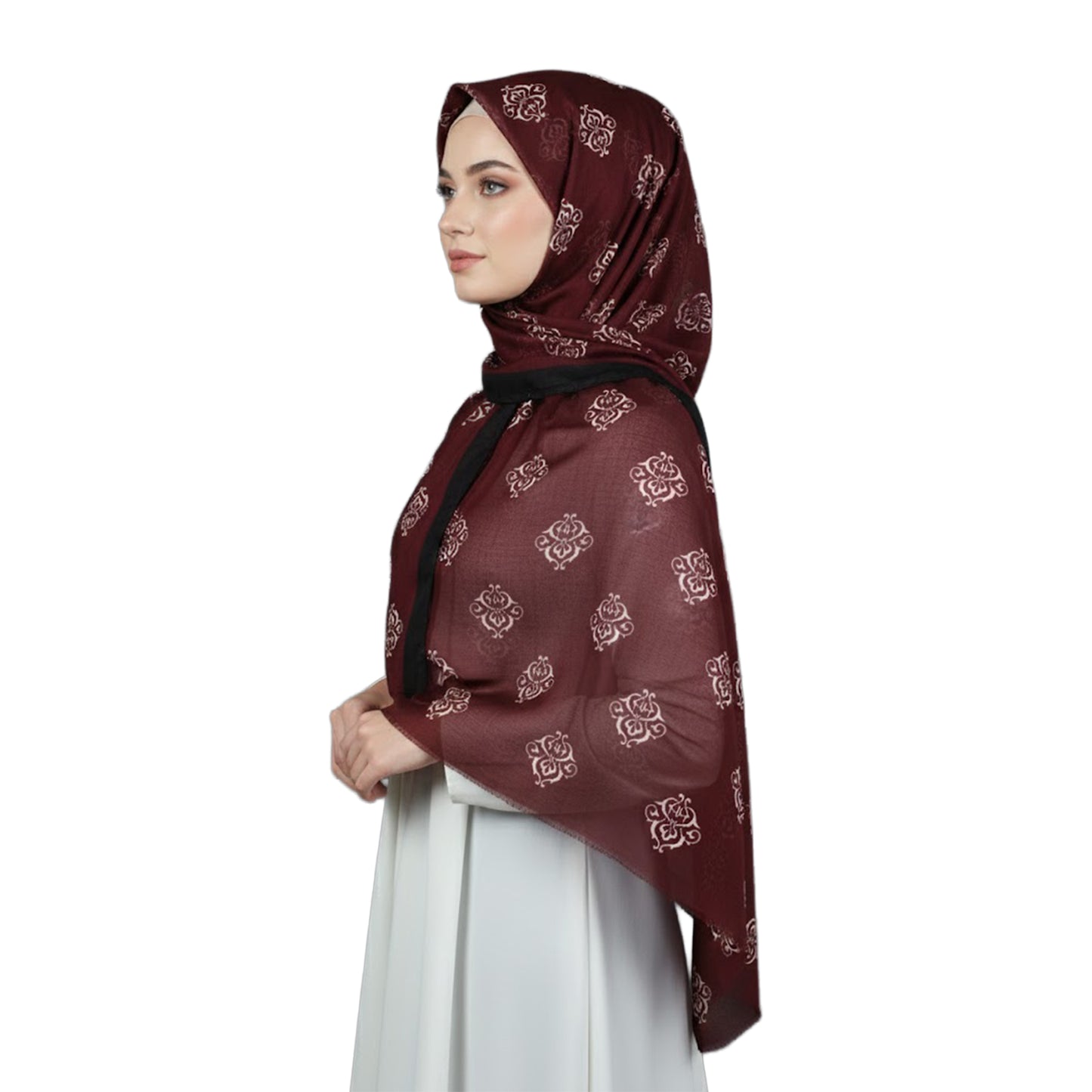 Premium Satin Hijab – Luxury Elegant Scarf | BİREL 9043-M-D1
