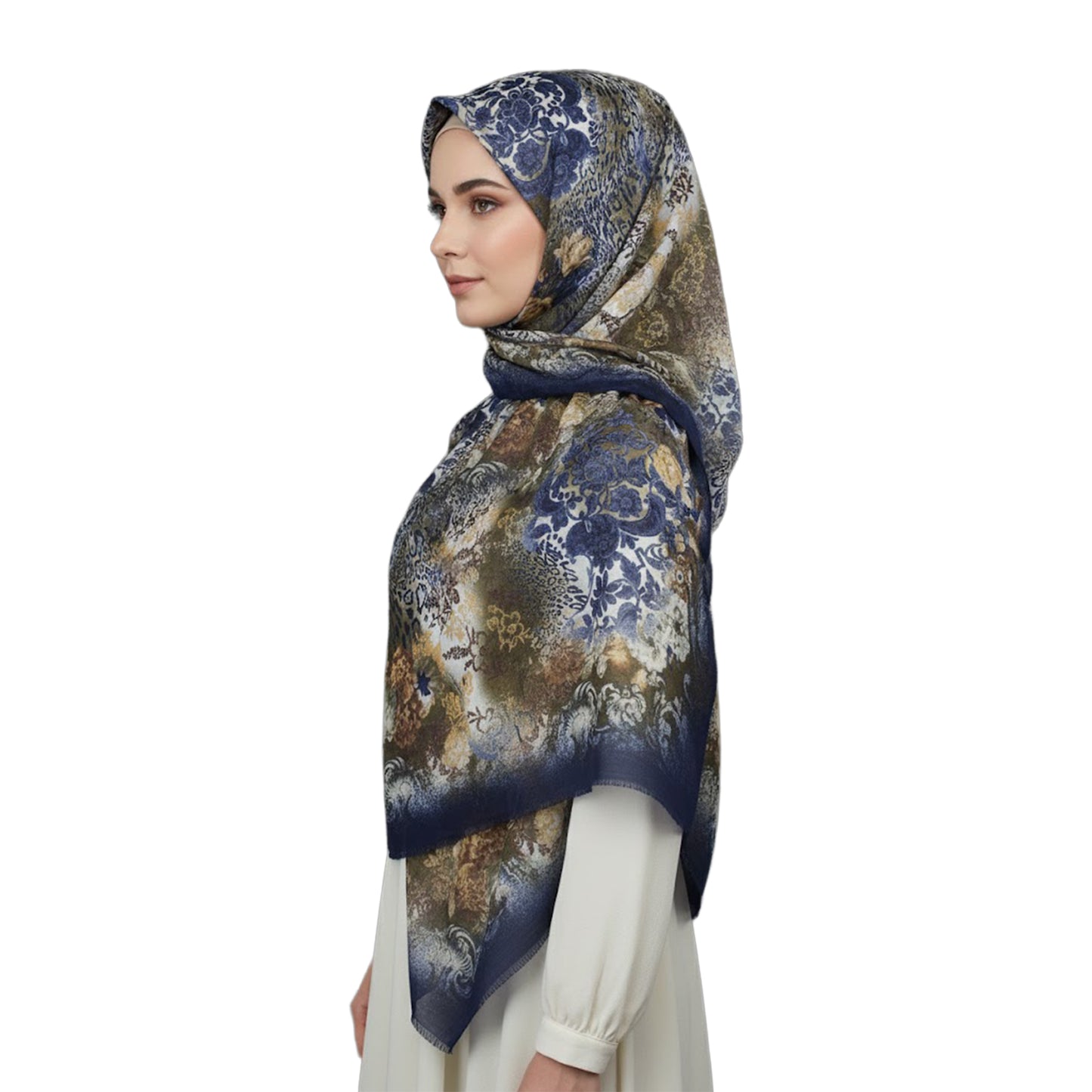Premium Satin Hijab – Luxury Elegant Scarf | BİREL 9043-M-D1