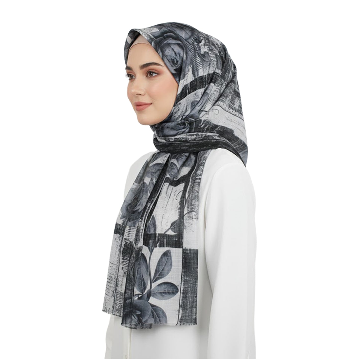 Premium Satin Hijab – Luxury Elegant Scarf | MADEME POLO 9043-M
