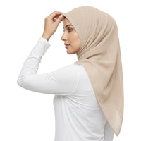 ZAWA 9145-D2 Floral Pattern Headscarf