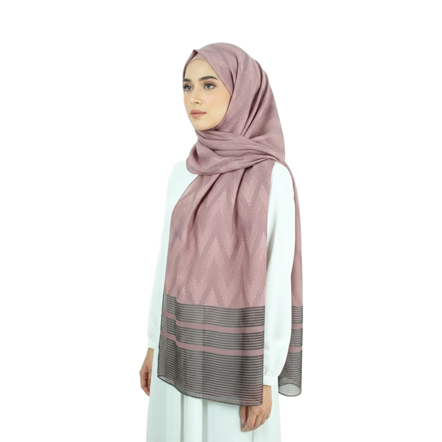 Premium Satin Hijab – Luxury Elegant Scarf |  9050-10-D2