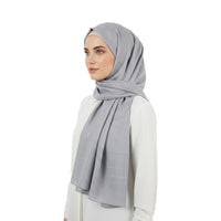 Premium Satin Hijab – Luxury Elegant Scarf |  9050-10-D2