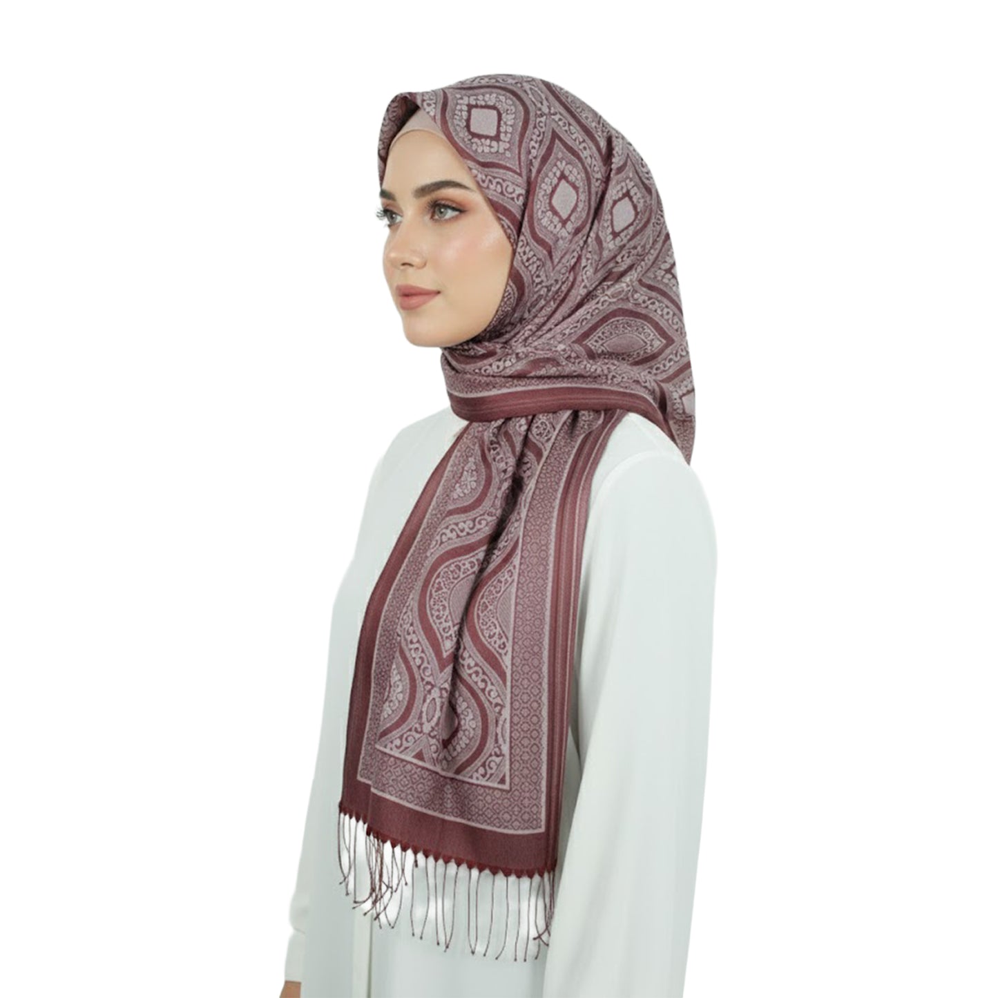 Premium Satin Hijab – Luxury Elegant Scarf | BİREL 9050-11