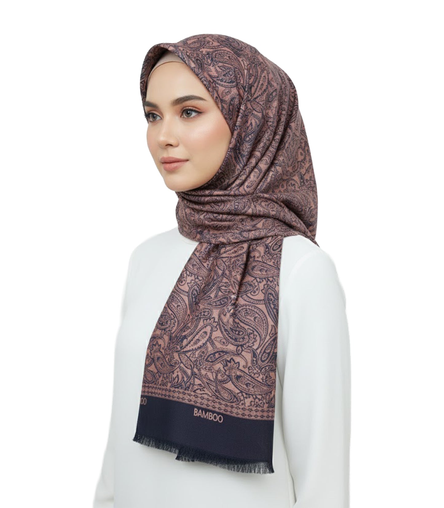 Premium Satin Hijab – Luxury Elegant Scarf |  9050-12-D5
