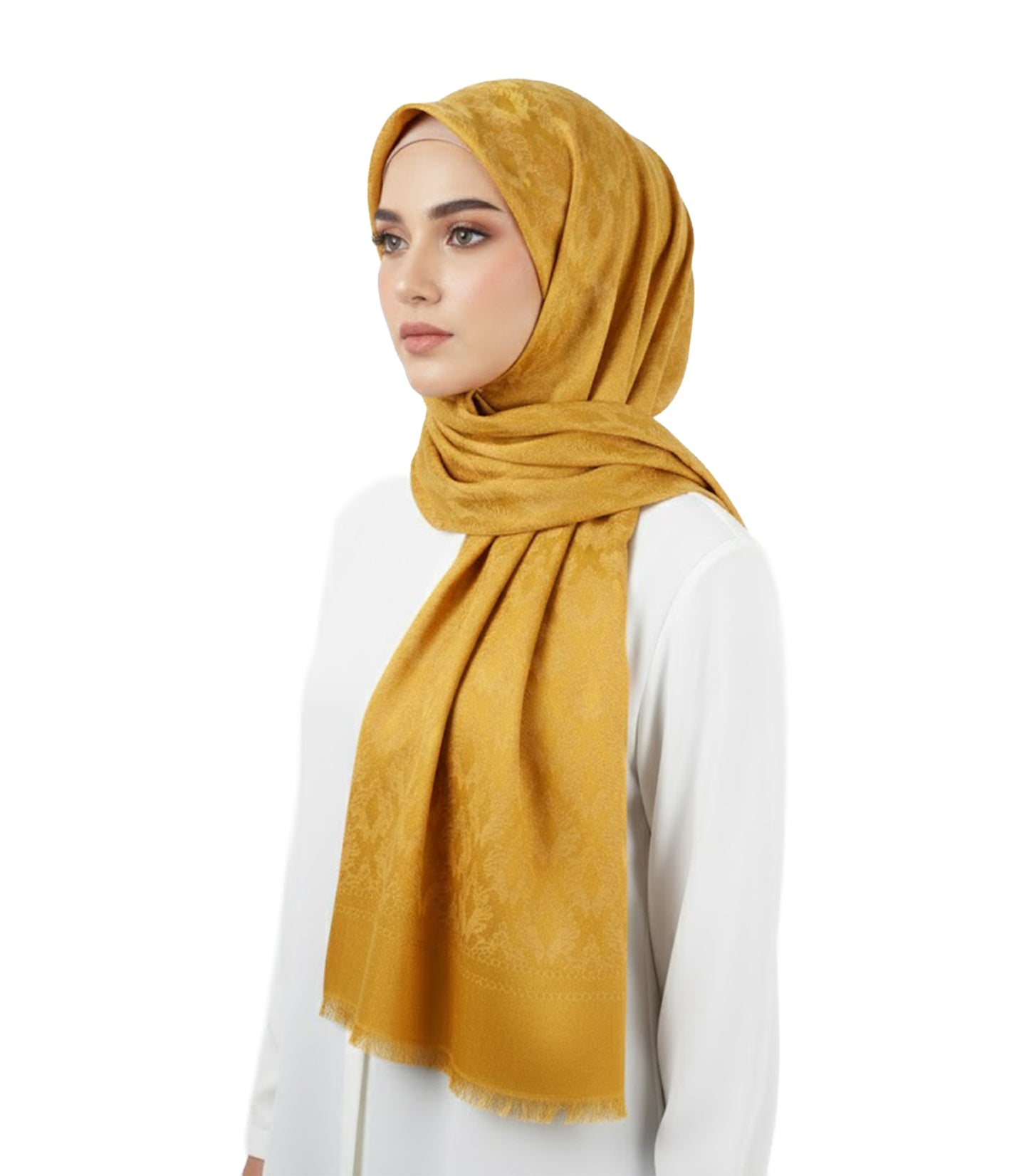 Premium Satin Hijab – Luxury Elegant Scarf |  9050-12-D5