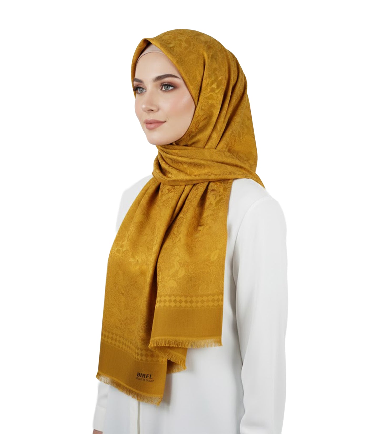 Premium Satin Hijab – Luxury Elegant Scarf |  9050-12-D5