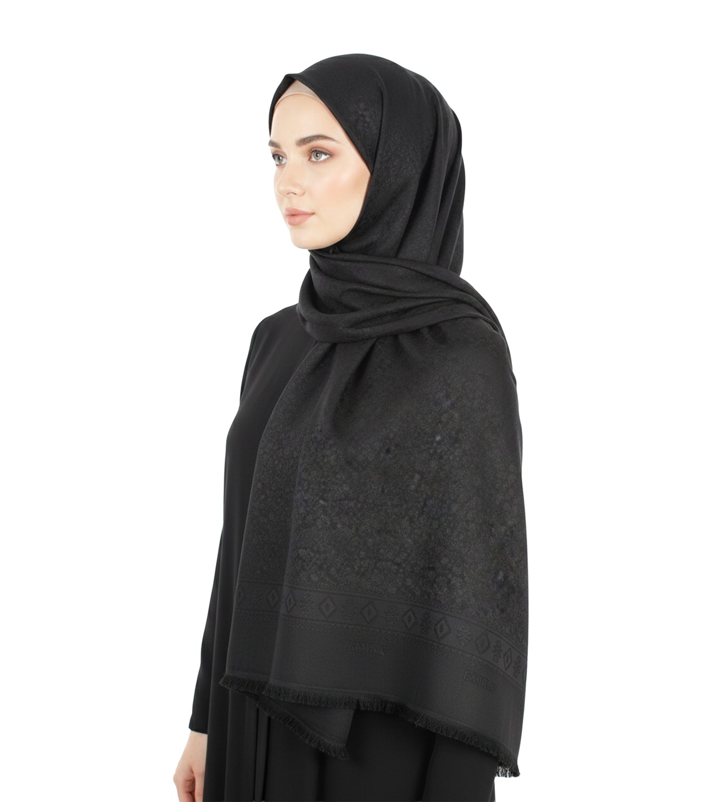 Premium Satin Hijab – Luxury Elegant Scarf |  9050-12-D5