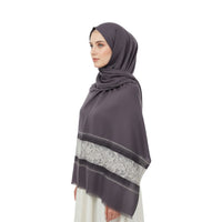Premium Satin Hijab – Luxury Elegant Scarf |  9050-12-D3