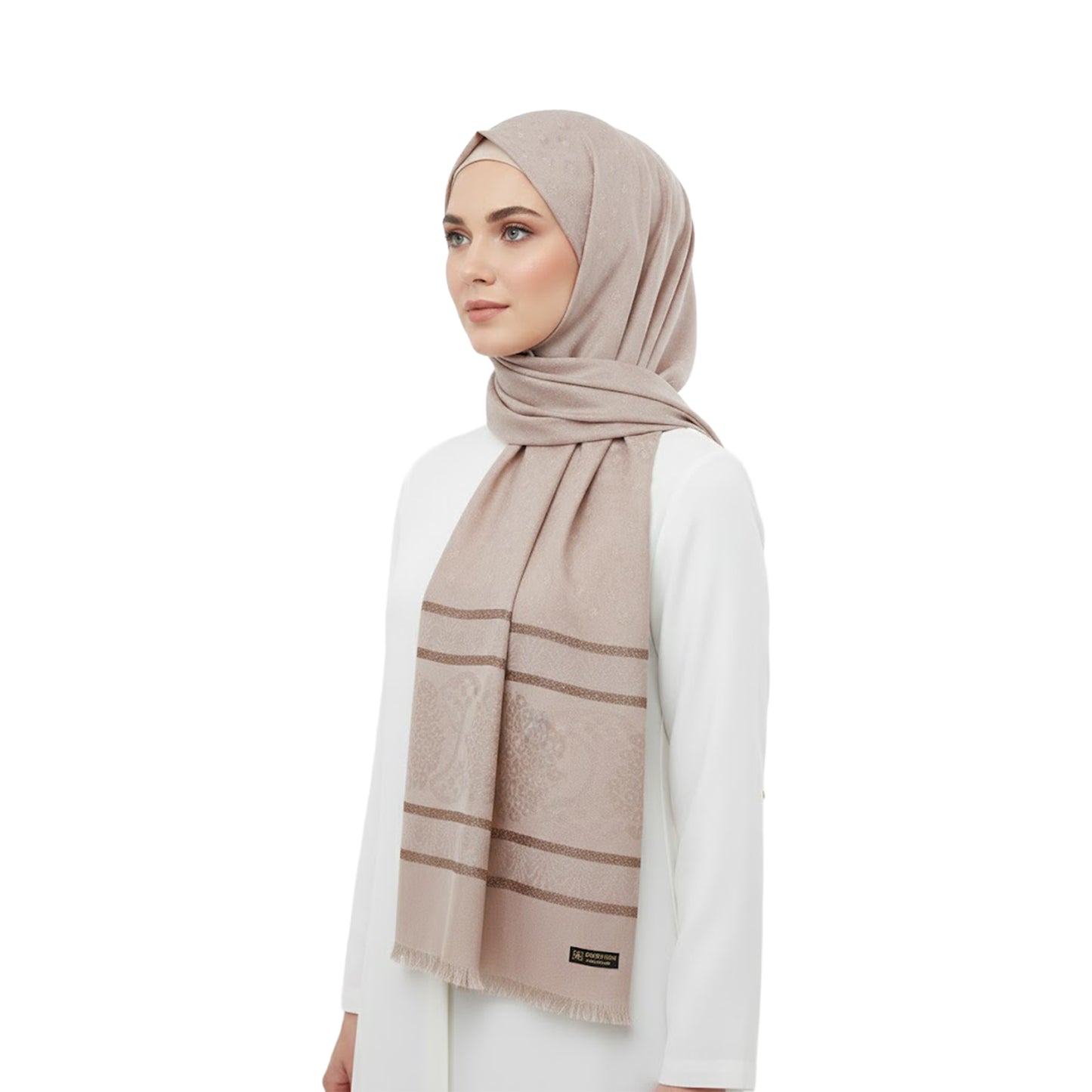 Premium Satin Hijab – Luxury Elegant Scarf |  9050-12-D3