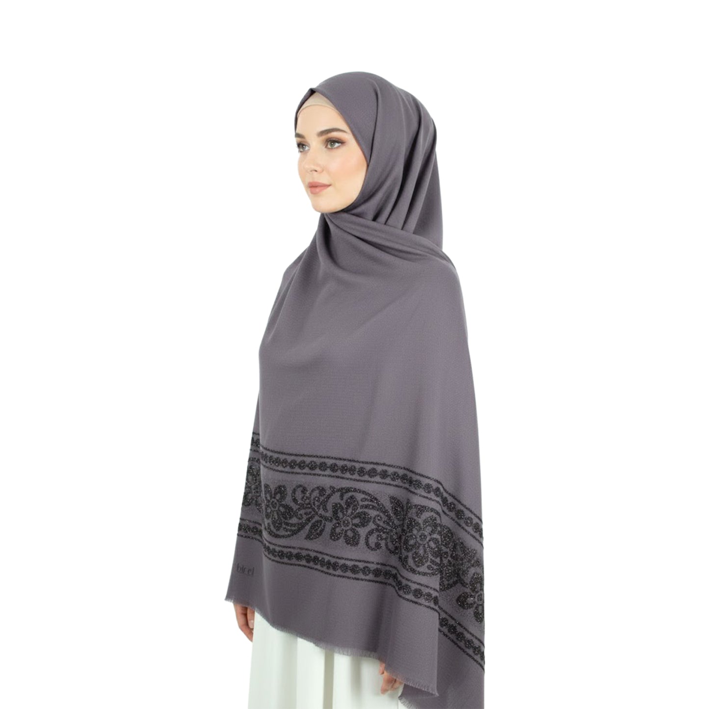 Premium Satin Hijab – Luxury Elegant Scarf |  9050-12-D3