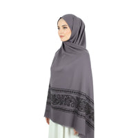 Premium Satin Hijab – Luxury Elegant Scarf |  9050-12-D3