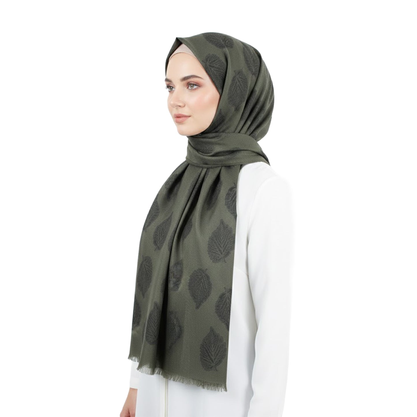 Premium Satin Hijab – Luxury Elegant Scarf |  9050-12-D4