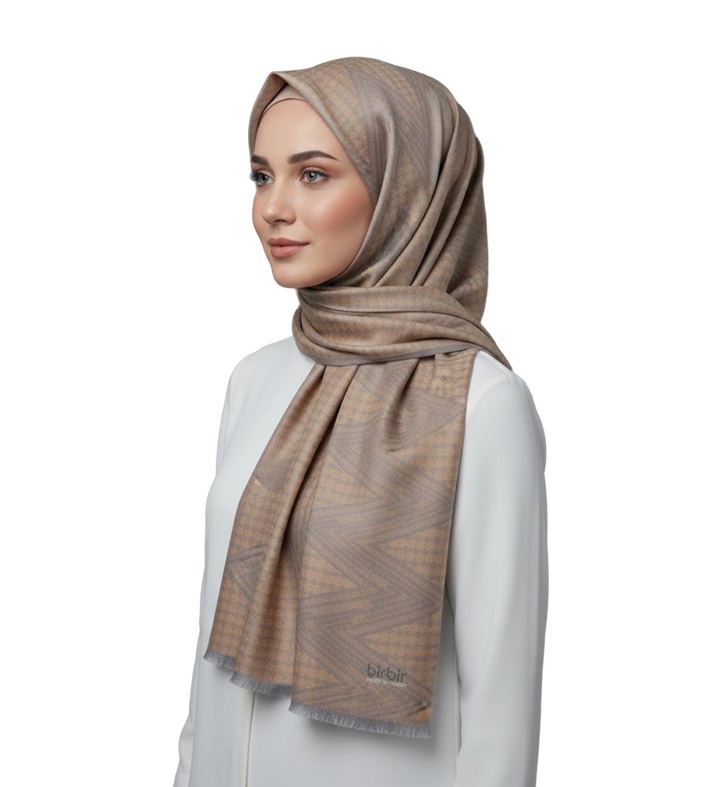 Premium Satin Hijab – Luxury Elegant Scarf | BİREL 9050-4