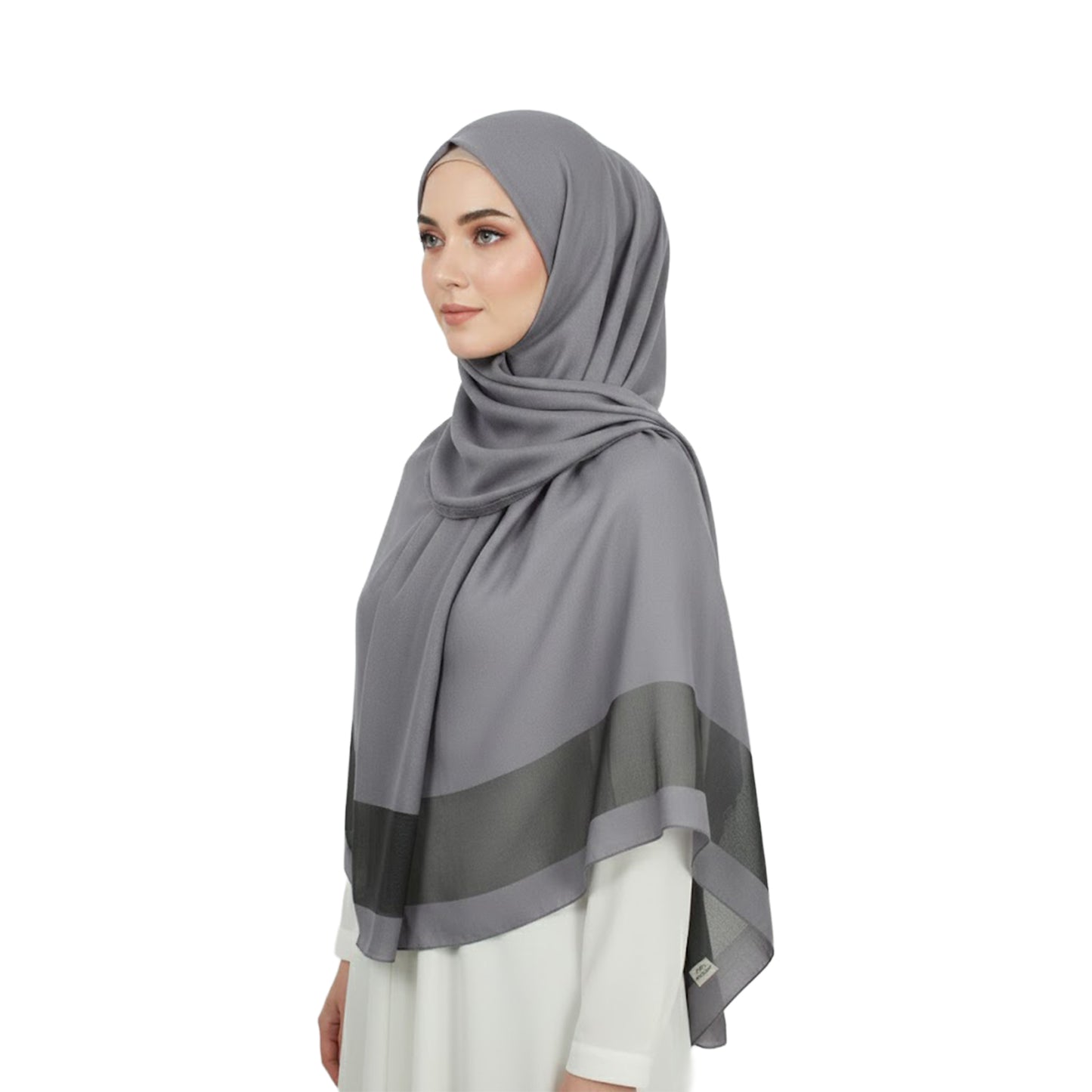 Premium Satin Hijab – Luxury Elegant Scarf |  9050-5-D1