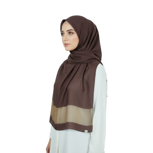 Premium Satin Hijab – Luxury Elegant Scarf |  9050-5-D1