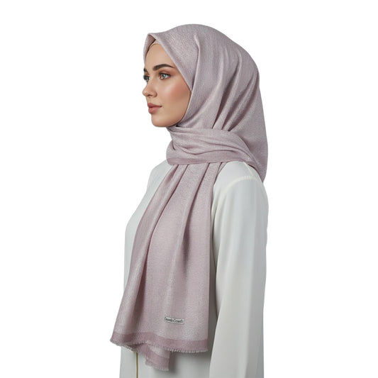 Premium Satin Hijab – Luxury Elegant Scarf |  9050-7-D1
