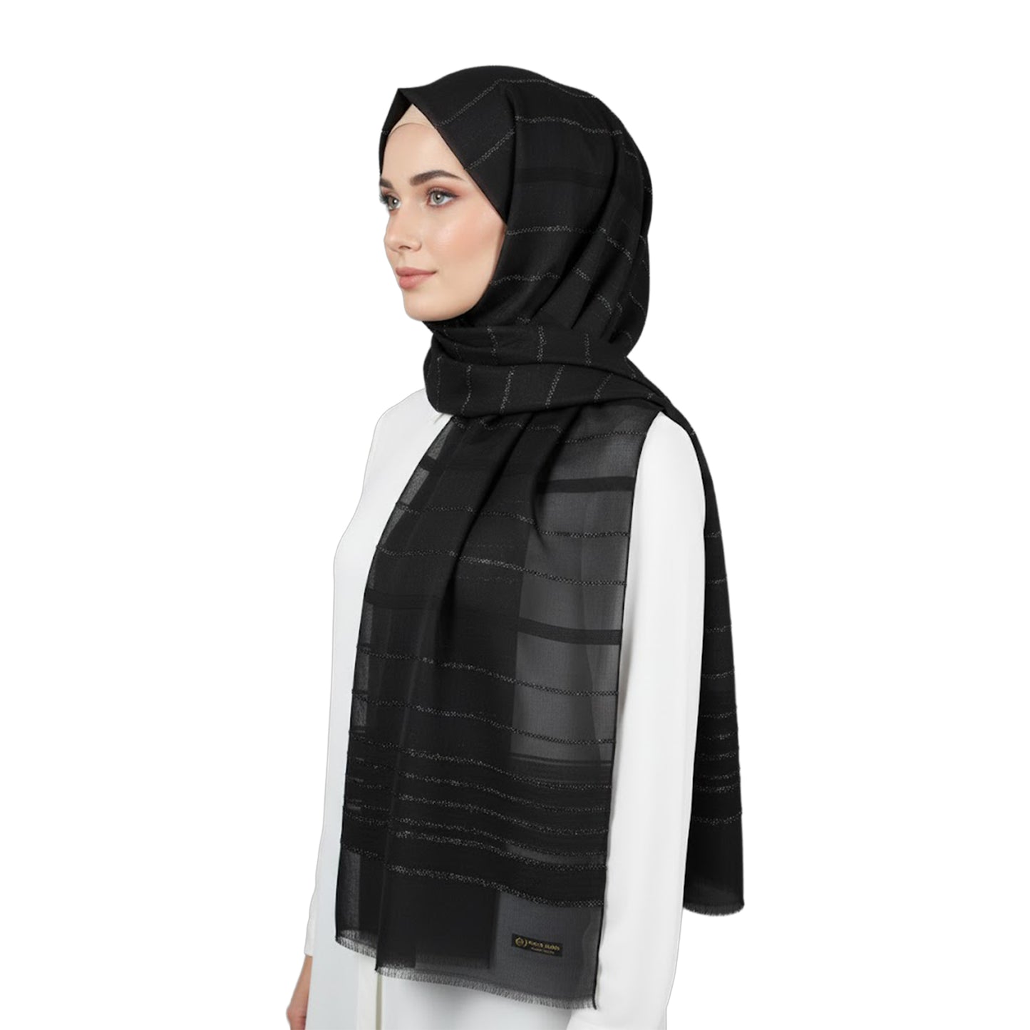 Premium Satin Hijab – Luxury Elegant Scarf |  9050-9-D1