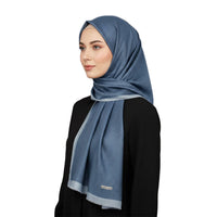 Premium Satin Hijab – Luxury Elegant Scarf |  9050-7-D1