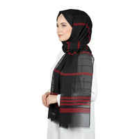 Premium Satin Hijab – Luxury Elegant Scarf |  9050-9-D1
