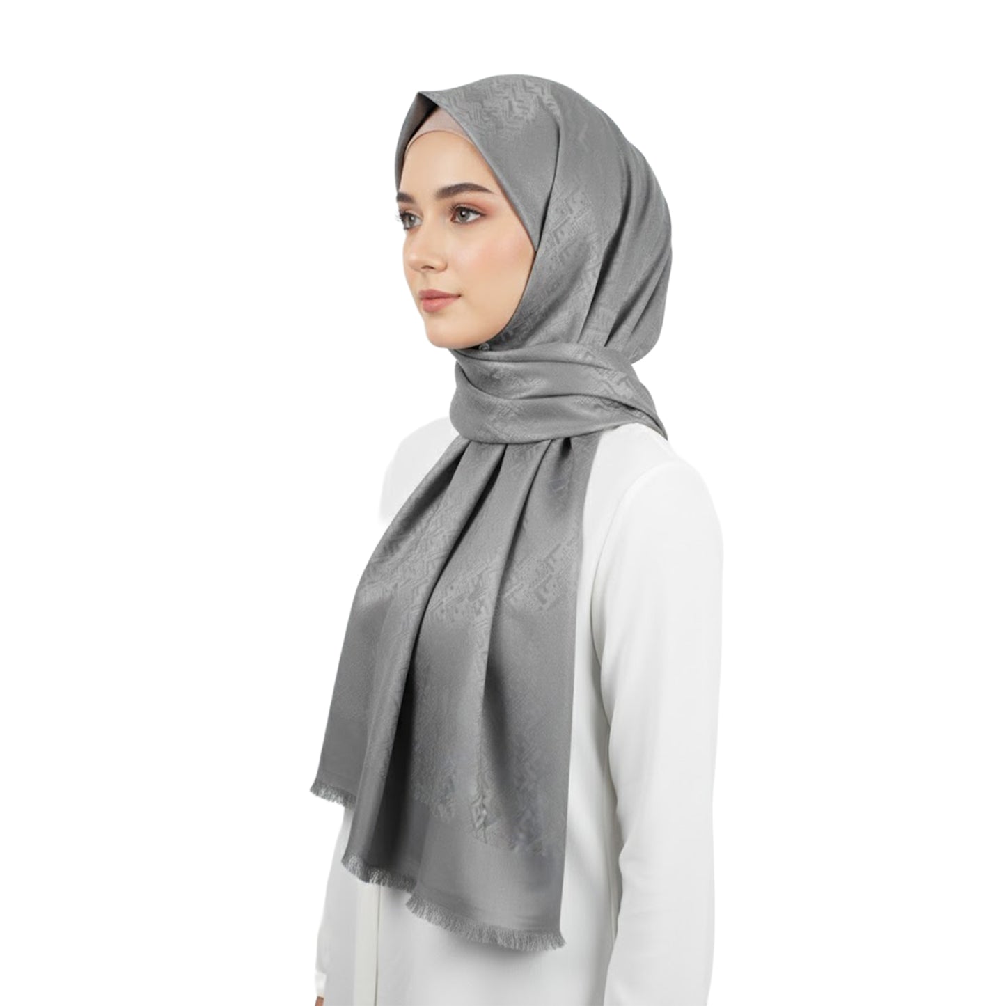 Premium Satin Hijab – Luxury Elegant Scarf | BİREL 9050-M