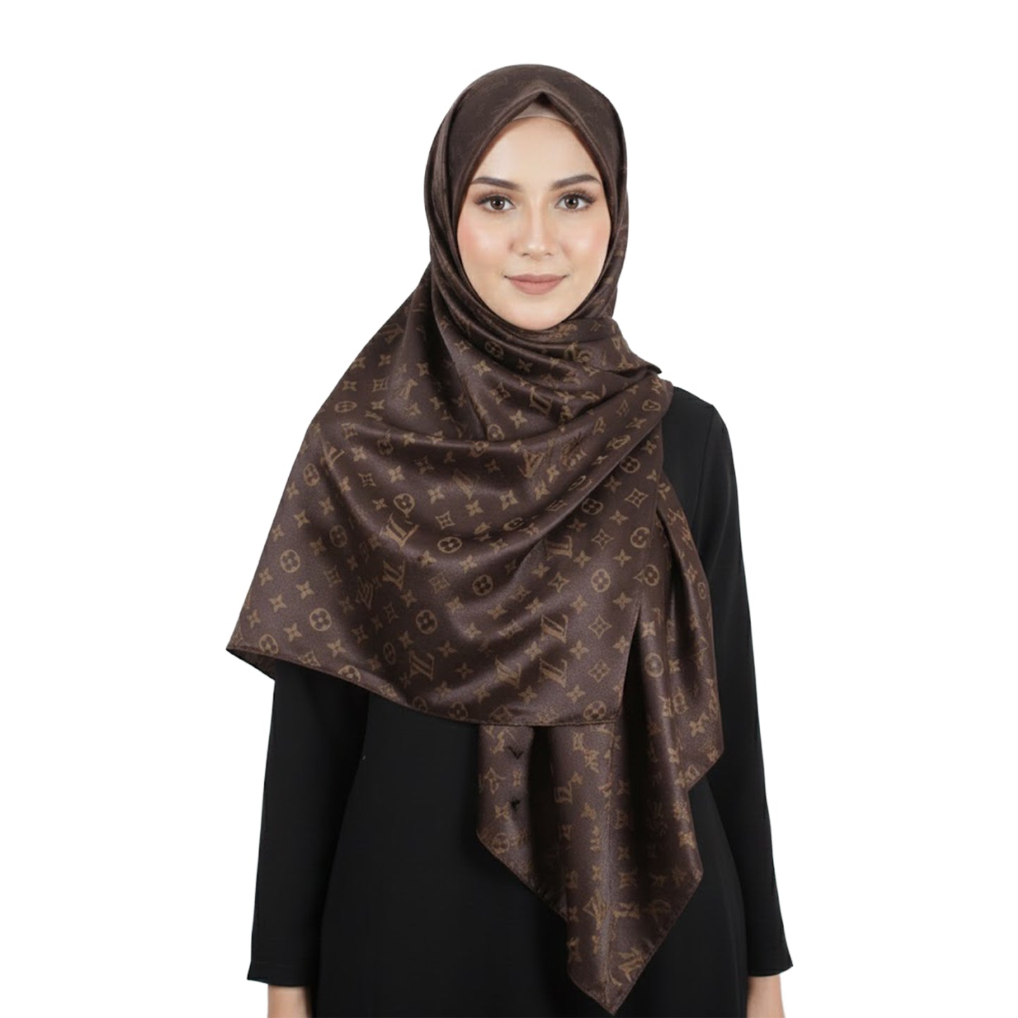 Premium Satin Hijab – Luxury Elegant Scarf | MADAME POLO 9051
