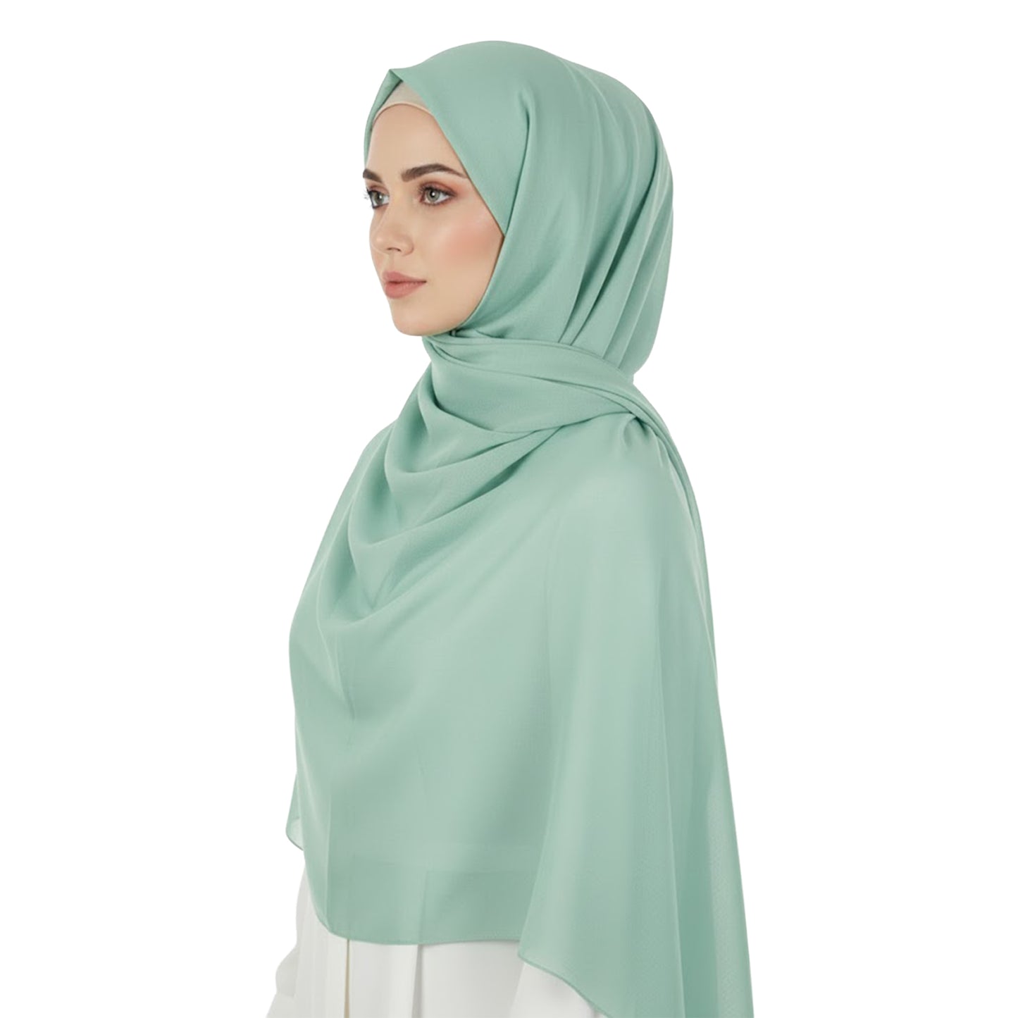 Premium Satin Hijab – Luxury Elegant Scarf | ED SCARF-9060-6