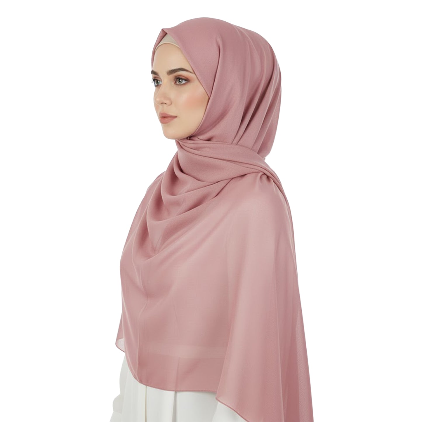Premium Satin Hijab – Luxury Elegant Scarf | ED SCARF-9060-6