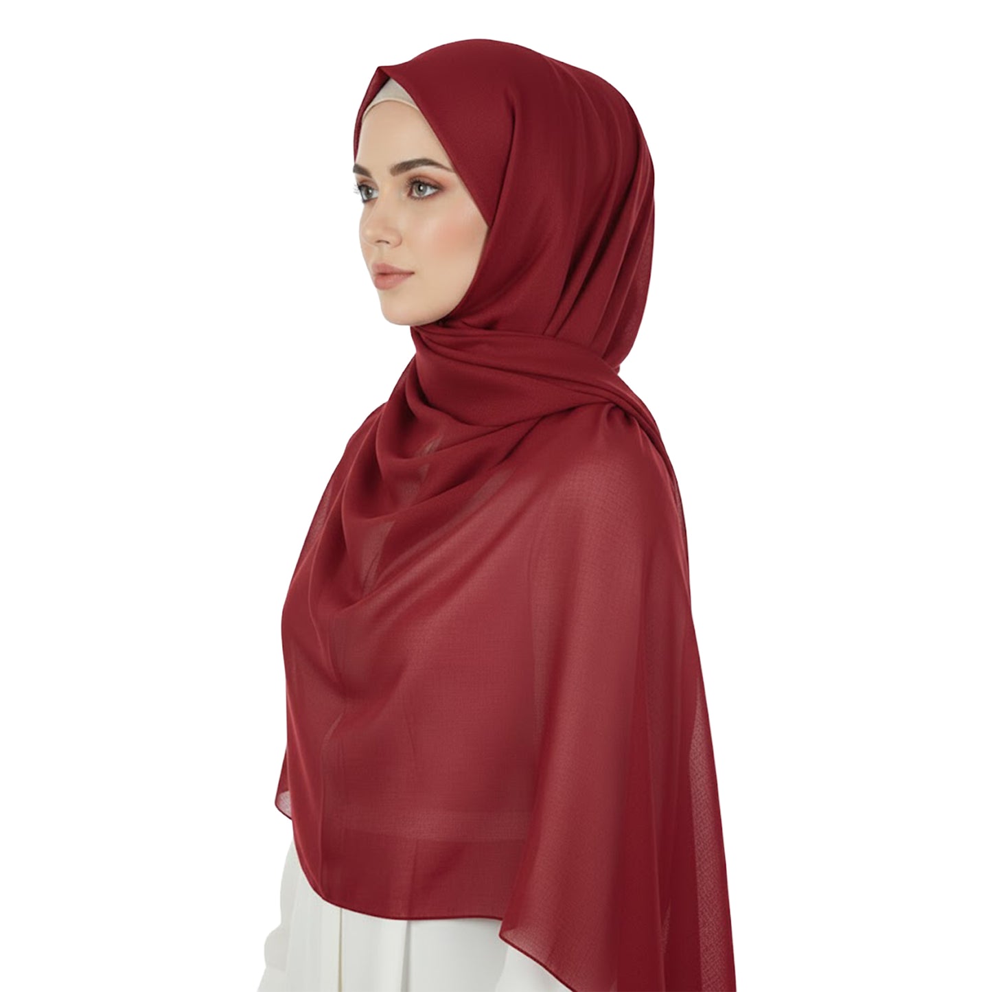 Premium Satin Hijab – Luxury Elegant Scarf | ED SCARF-9060-6