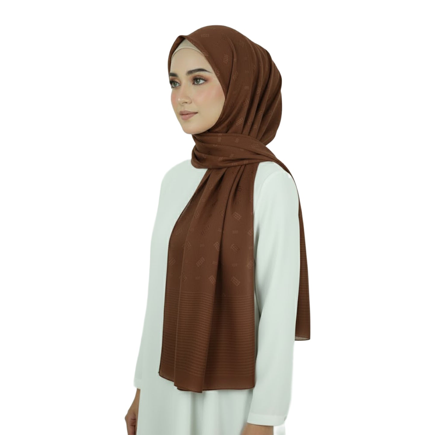 Premium Satin Hijab – Luxury Elegant Scarf | MADAME POLO 9060-2