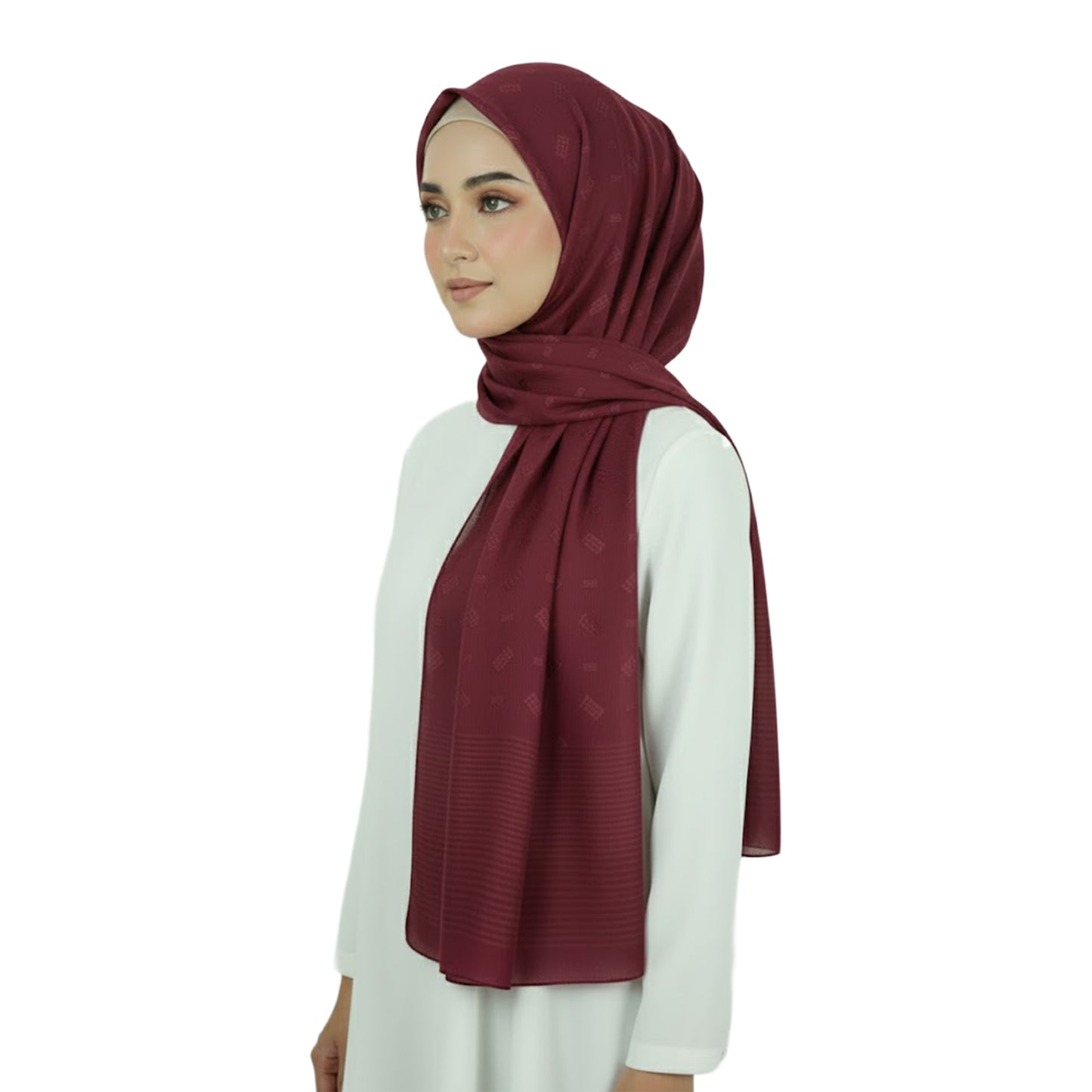 Premium Satin Hijab – Luxury Elegant Scarf | MADAME POLO 9060-2