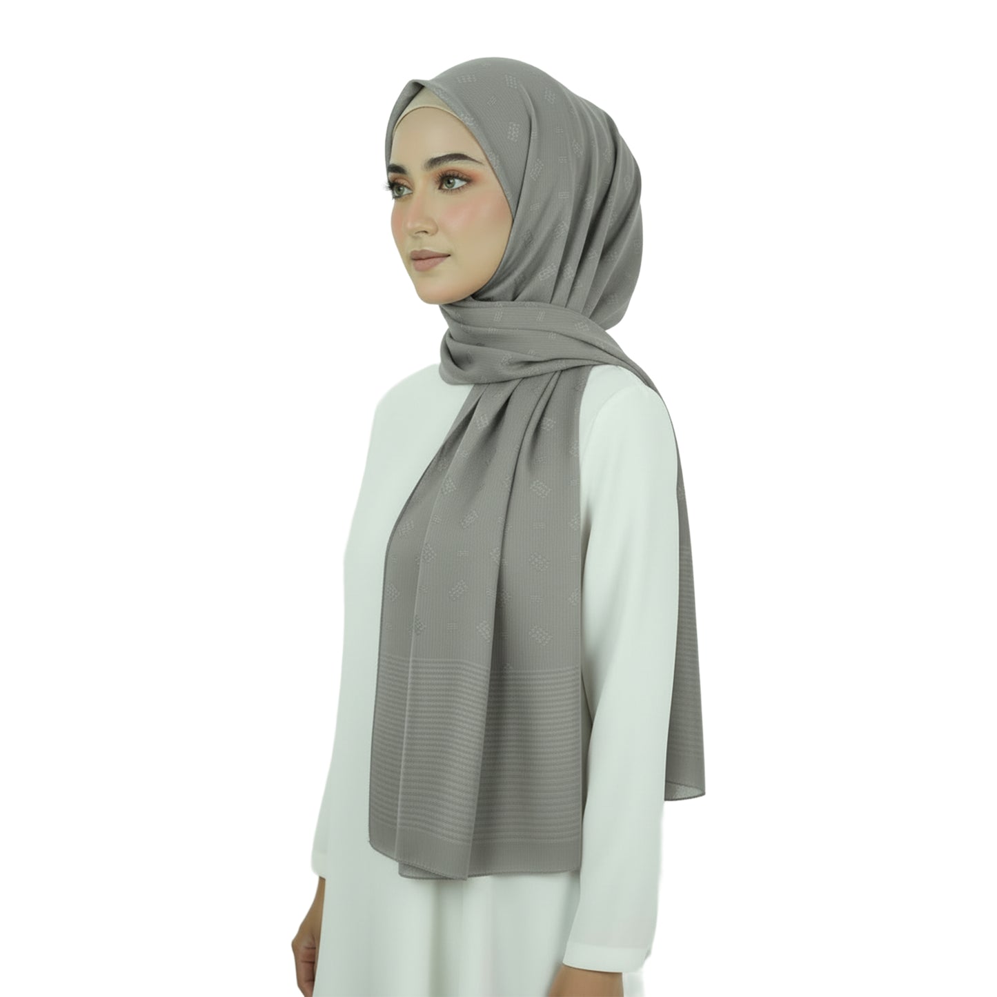 Premium Satin Hijab – Luxury Elegant Scarf | MADAME POLO 9060-2