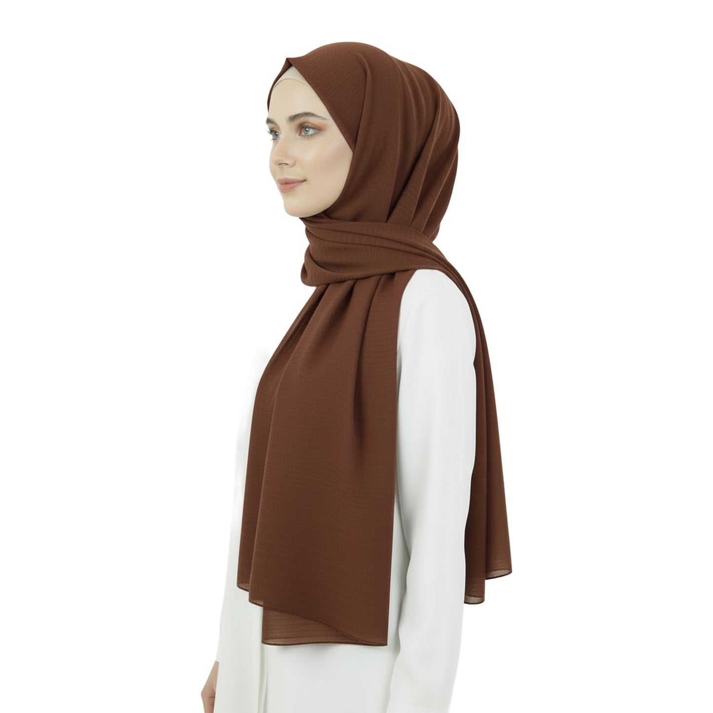 Premium Satin Hijab – Luxury Elegant Scarf | MADAME POLO 9060-6