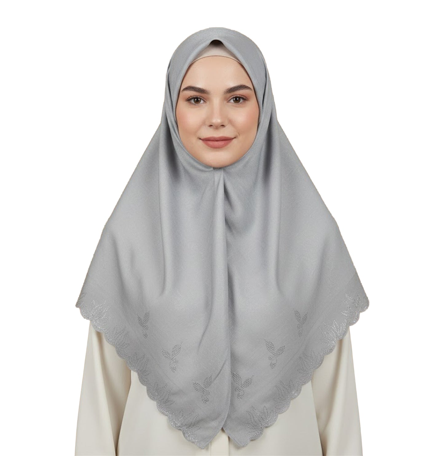 ZAWA 9145-D3 Floral Pattern Headscarf