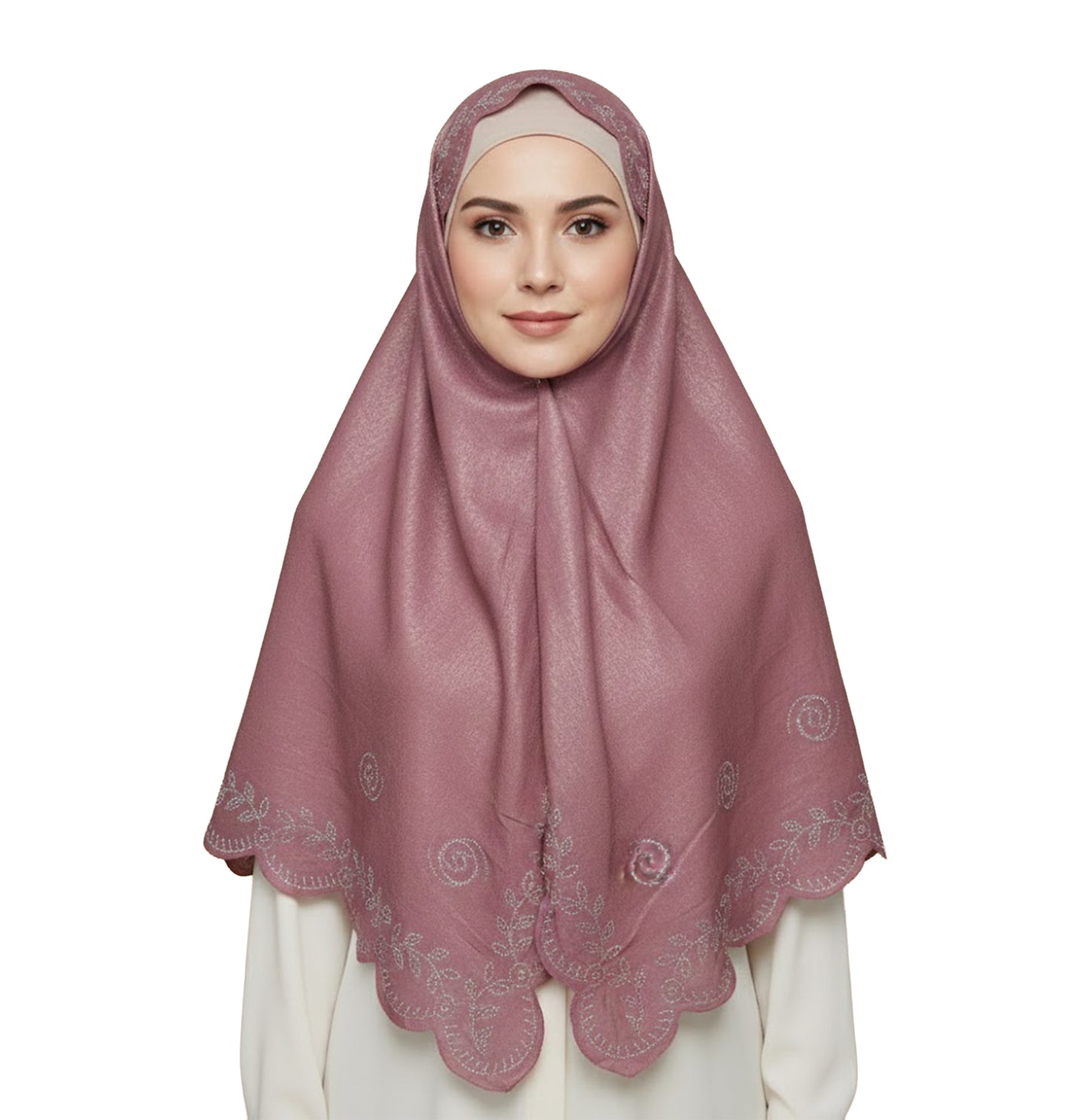 ZAWA 9145-D3 Floral Pattern Headscarf