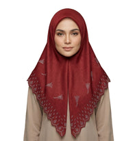 ZAWA 9145-D3 Floral Pattern Headscarf