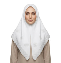 ZAWA 9145-D3 Floral Pattern Headscarf