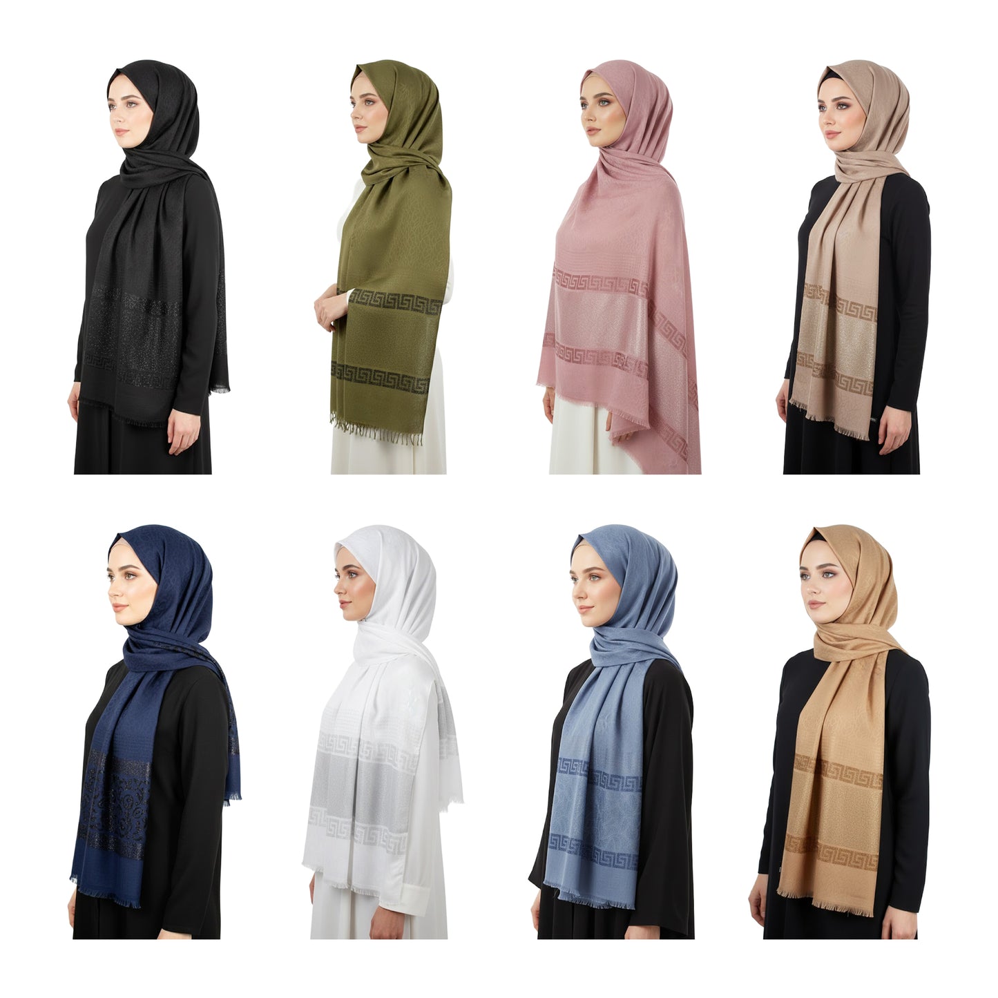 Premium Satin Hijab – Luxury Elegant Scarf | BİREL 9050 12-DESEN 2