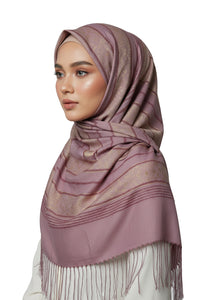 Madame Polo Premium Silk Hijab for Women – Luxury Patterned Silk Scarf Collection