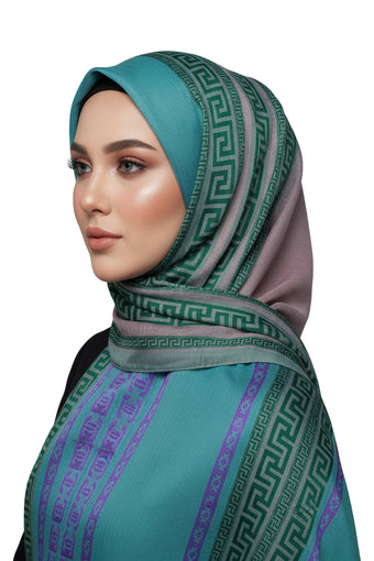 compare product Premium Satin Hijab – Luxury Elegant Scarf | Birel 9040 M
