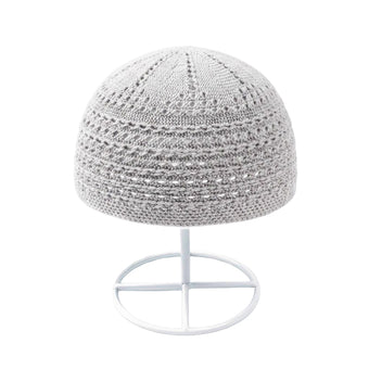 compare product ZAWA DAMLA Knitted Prayer Cap (Takke) – Breathable & Lightweight | SKU 1079