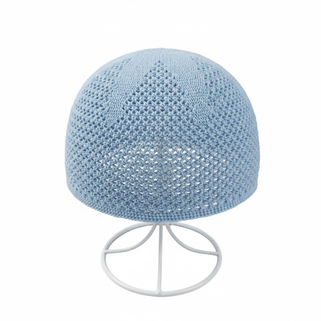 ZAWA RAHA Knitted Prayer Cap (Takke) – Breathable & Lightweight | SKU 1080