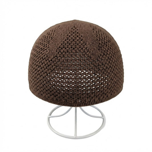 ZAWA RAHA Knitted Prayer Cap (Takke) – Breathable & Lightweight | SKU 1080