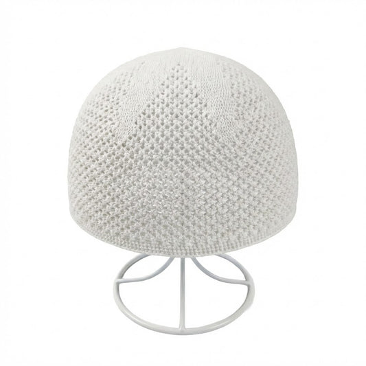 ZAWA RAHA Knitted Prayer Cap (Takke) – Breathable & Lightweight | SKU 1080