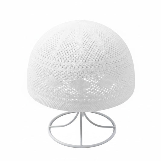 ZAWA ŞURA Knitted Prayer Cap (Takke) – Breathable & Lightweight | SKU 1080