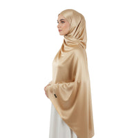 Premium Satin Hijab – Luxury Elegant Scarf | BİREL 9043-5