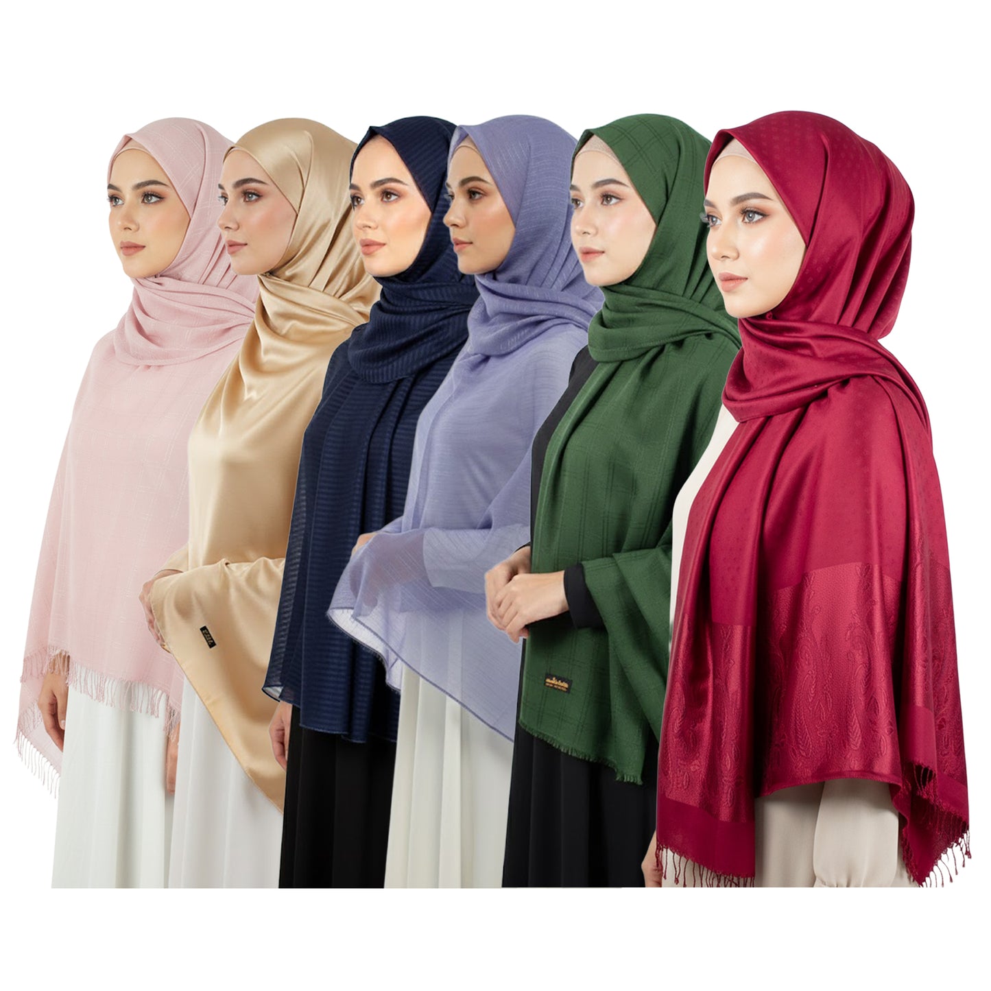 Premium Satin Hijab – Luxury Elegant Scarf | BİREL 9043-5