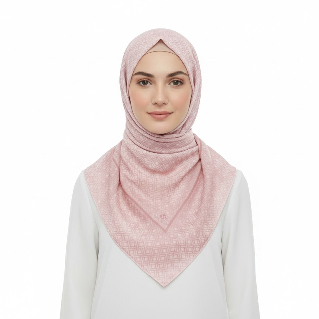 NURİPEK 9097T-D2 Floral Pattern Headscarf